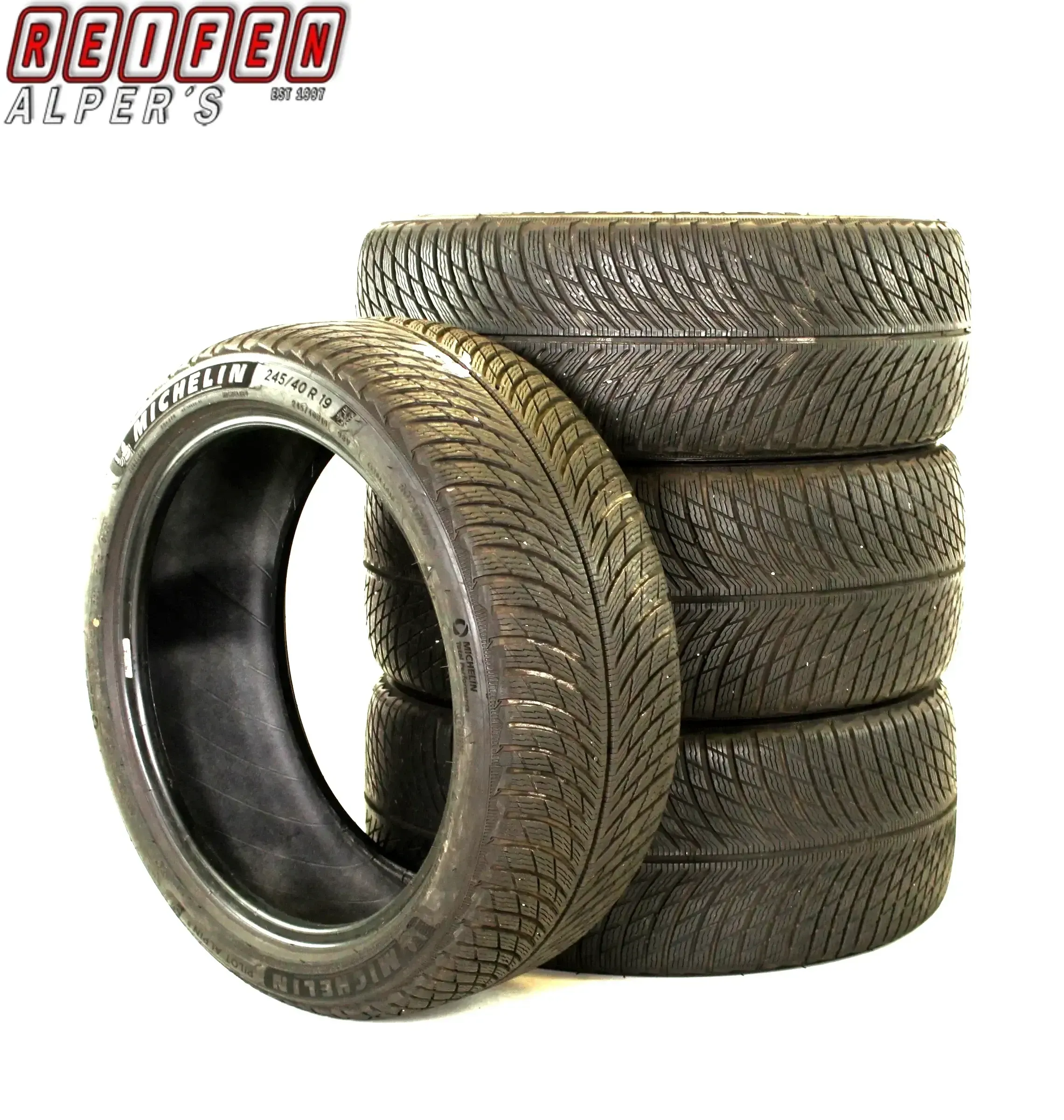 4x  245/40 R19 98V-275/35 R19 100V MICHELIN PILOT ALPIN 5 WINTERREIFEN - Bild 1