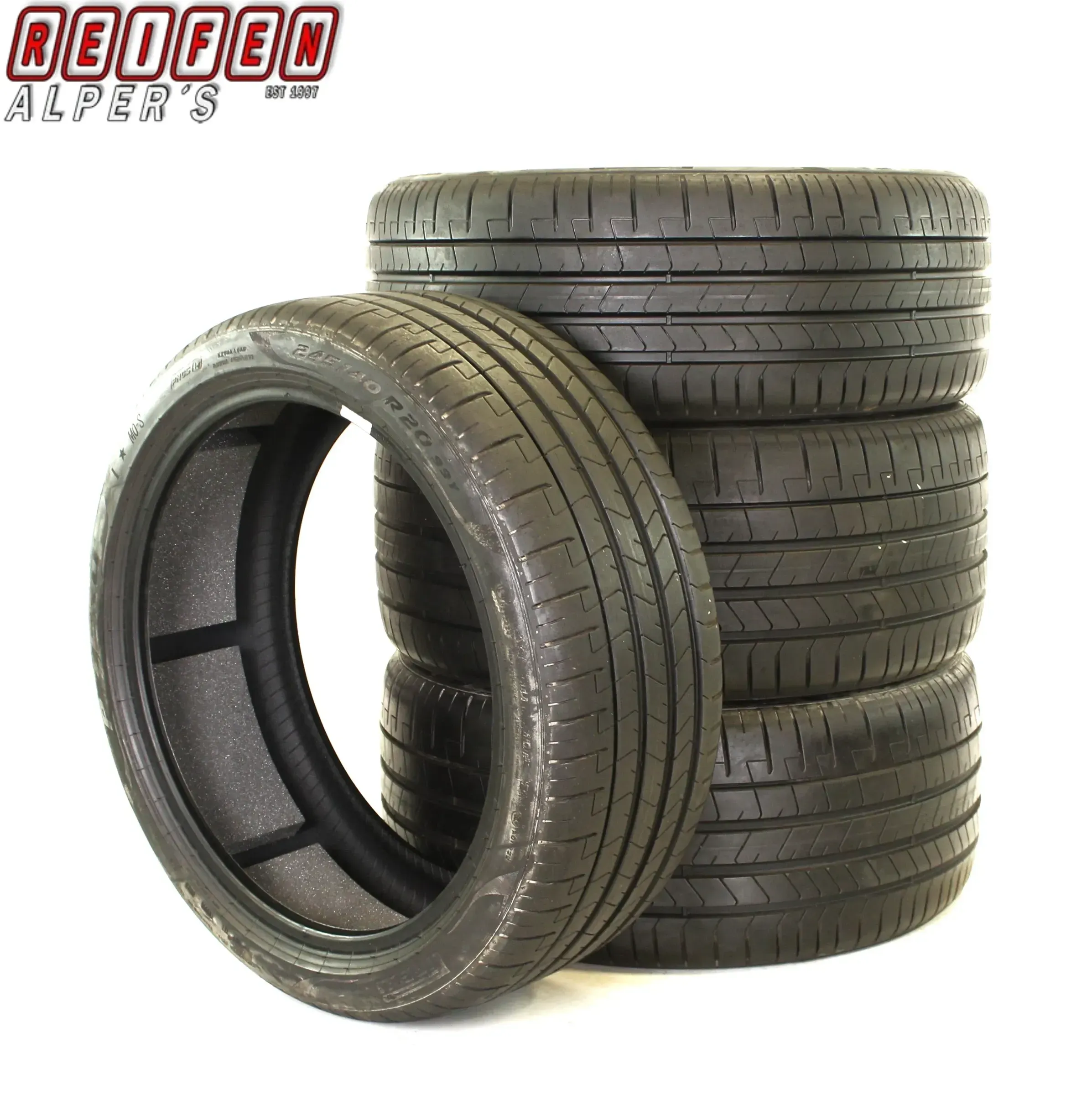 4x 245/40 R20 99Y-275/35 R20 102Y PIRELLI PZERO PZ4 S.C. XL * MO SOMMERREIFEN - Bild 1
