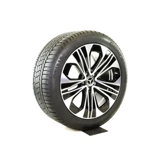 Original Mercedes E Klasse W214 S214 19 Zoll Winterräder + RDKS A2144012300/2400 7X23-W214 Schwarz//Hochglanzpoliert 8,5mm (neuwertig) - Bild 5