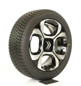 Original CITROEN C3 AIRCROSS 17zoll WINTERRÄDER  13469372 LTR32053 Schwarz//Hochglanzpoliert 8,4mm // 7,8mm - Bild 4