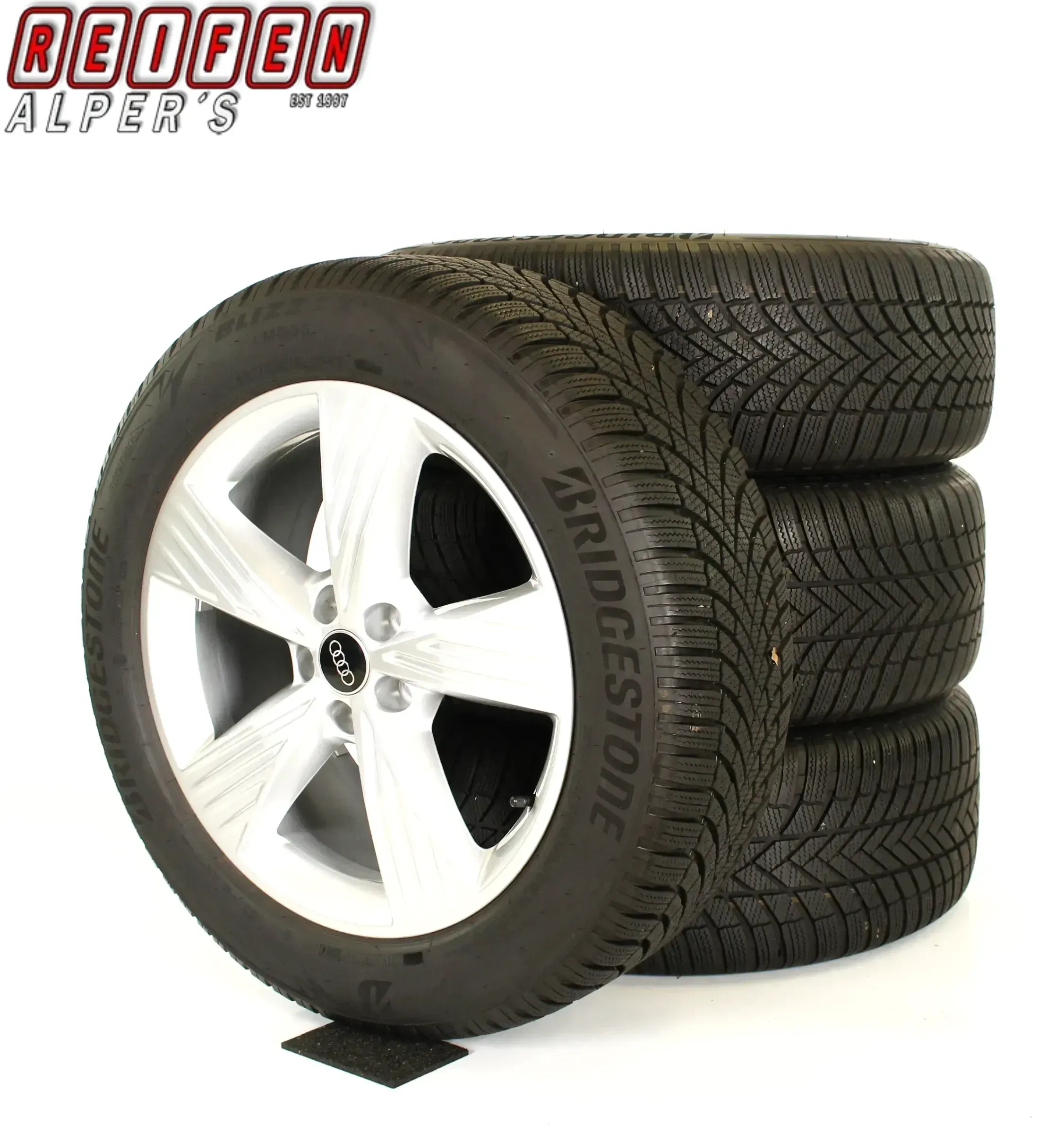 Original AUDI Q4 E-Tron F4 19zoll WINTERRÄDER 89A601025B 19 Zoll Winter 89A.601.025.B Silber 8mm 235/55 & 255/50 R19 - Bild 1