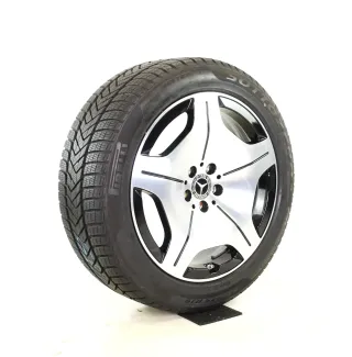 Original Mercedes S Klasse W223 V223 Maybach 19zoll Winterräder 19 Zoll Maybach + RDKS A2234016900 Schwarz, Hochglanzpoliert 7,5mm - Bild 7