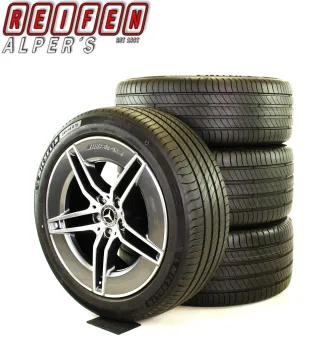 Original Mercedes E Klasse AMG W214 S214 19zoll SOMMERRÄDER A2144010300/400  Bicolor (grau / glanzgedreht) ca,150km gelaufen - Bild 1