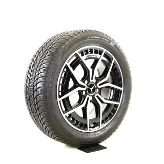 Original Mercedes EQA H243 EQB X243 AMG 19zoll WINTERRÄDER + RDKS A2434010500 Schwarz/Silber 7,7mm - Bild 8