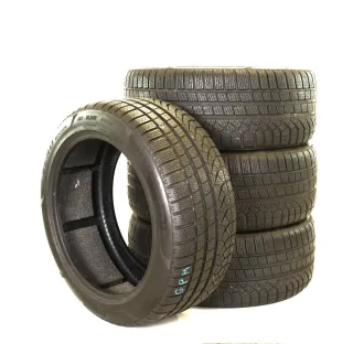 4x 255/45 R19 104V XL Silent PIRELLI PZERO WINTER XL MFS T0 PNCS, ELECT BSW M+S 3PMSF 30kw2025 ca,100km gelaufen - Bild 2