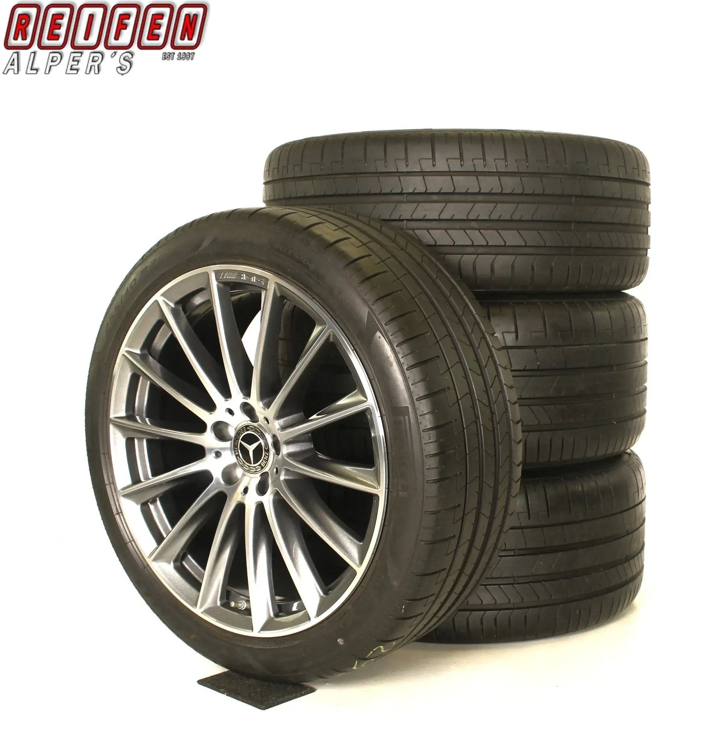 Original Mercedes S Klasse W223 AMG 20zoll SOMMERRÄDER A2234011500/1600 wie NEU + RDKS - Bild 1
