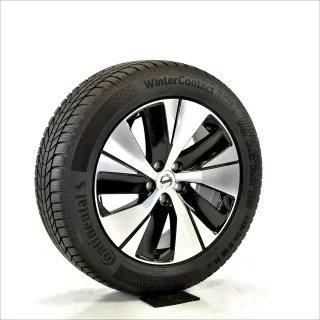 Original VOLVO XC40 18zoll WINTERRÄDER 31680403 WINTERREIFEN 18 Zoll 5-Spoke Black Diamond Cut Winterräder 31680403 Schwarz//Glanzpoliert 7 // 8 mm - Bild 6