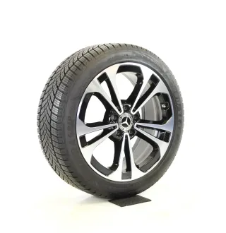 Original Mercedes C Klasse W206 18zoll WINTERRÄDER A2064016200  RDKS A2064016200 Schwarz/Hochglanzpoliert BICOLOR 7,5 // 7,8 mm - Bild 6