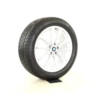 Original BMW X3 G01 X4 G02 691 6877325 19 Zoll V Speiche Winterräder + RDKS 6877325 Silber 6//6,5mm - Bild 4