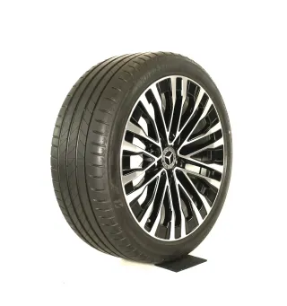 Mercedes S Klasse V223 W223 20zoll SOMMERRÄDER 20 Zoll Vielspeichen + RDKS A2234013700 Schwarz/glanzgedreht Original - Bild 3