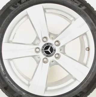 Original Mercedes C Klasse W206 S206 17zoll WINTERRÄDER A2064014500/4600 HYBRID 17 Zoll + RDKS  Silber - Bild 3