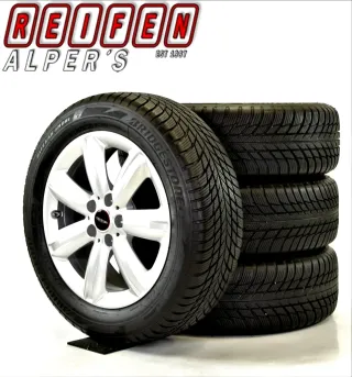 ORIGINAL MINI Countryman WINTERRÄDER Star Spoke 17 Zoll JCW Star Spoke 539  RDKS 6856041 Silber 6,3 // 7,3 mm - Bild 1