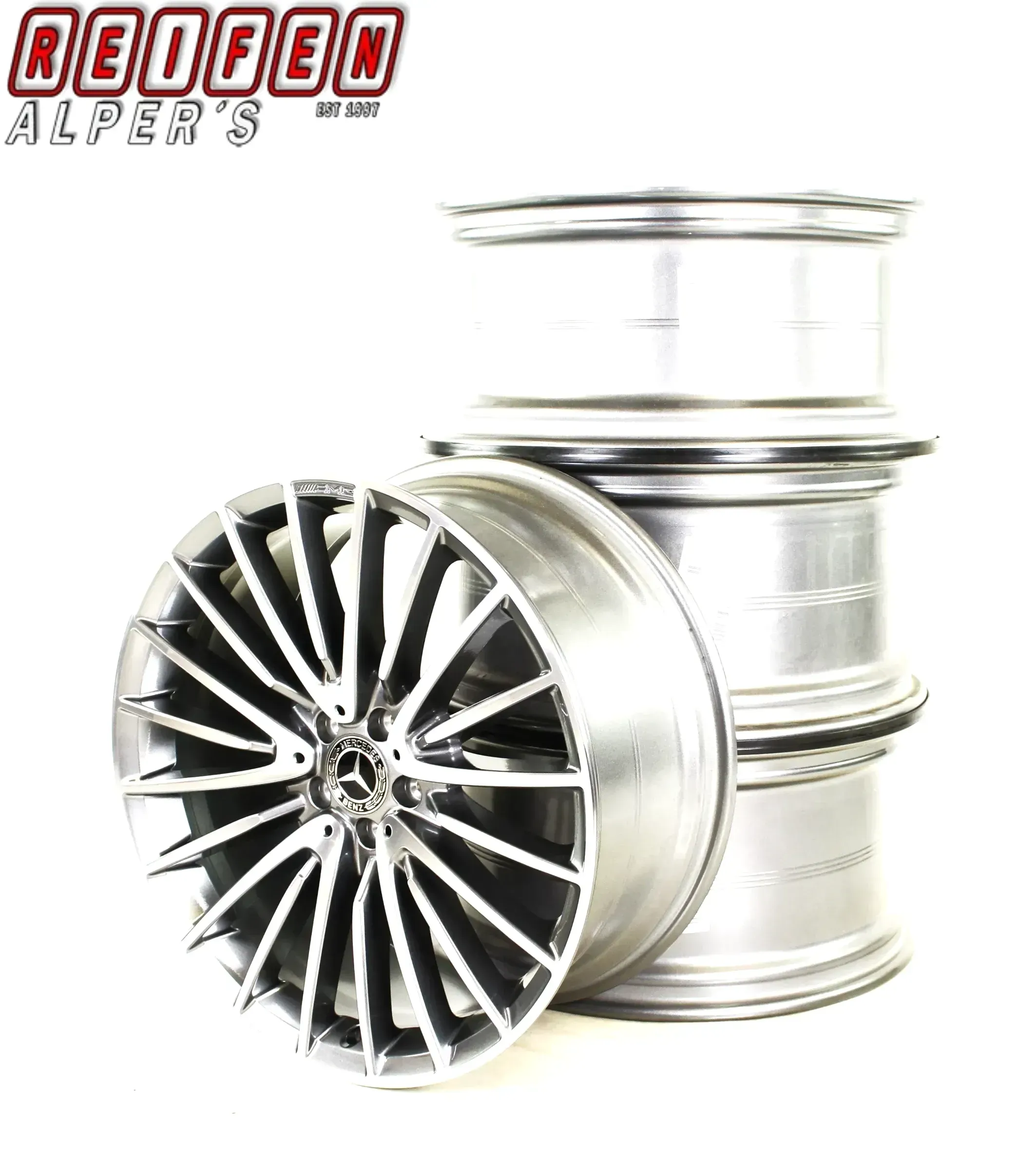 Mercedes S Klasse ALUFELGEN AMG W223 V223 X223 A2234011700/1800 NEU Original - Bild 1