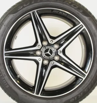 Original Mercedes E Klasse W213 S213 C238 A238 18zoll AMG A2134011800-1900 Winterräder + RDKS  Schwarz E300de - Bild 2