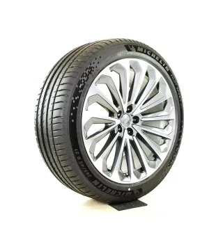 Original AUDI E-TRON 21zoll SOMMERRÄDER S LINE 4KE601025G SCHMIEDEFELGEN  RDKS 4KE601025G Grau 2xNEU 2x ca,200km gelaufen - Bild 5