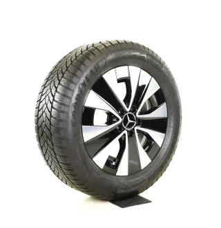 Original Mercedes V Klasse W447 EQV 17zoll Winterräder 17 Zoll + RDKS A4484011100//A4474015200 schwarz-glanzgedreht - Bild 4