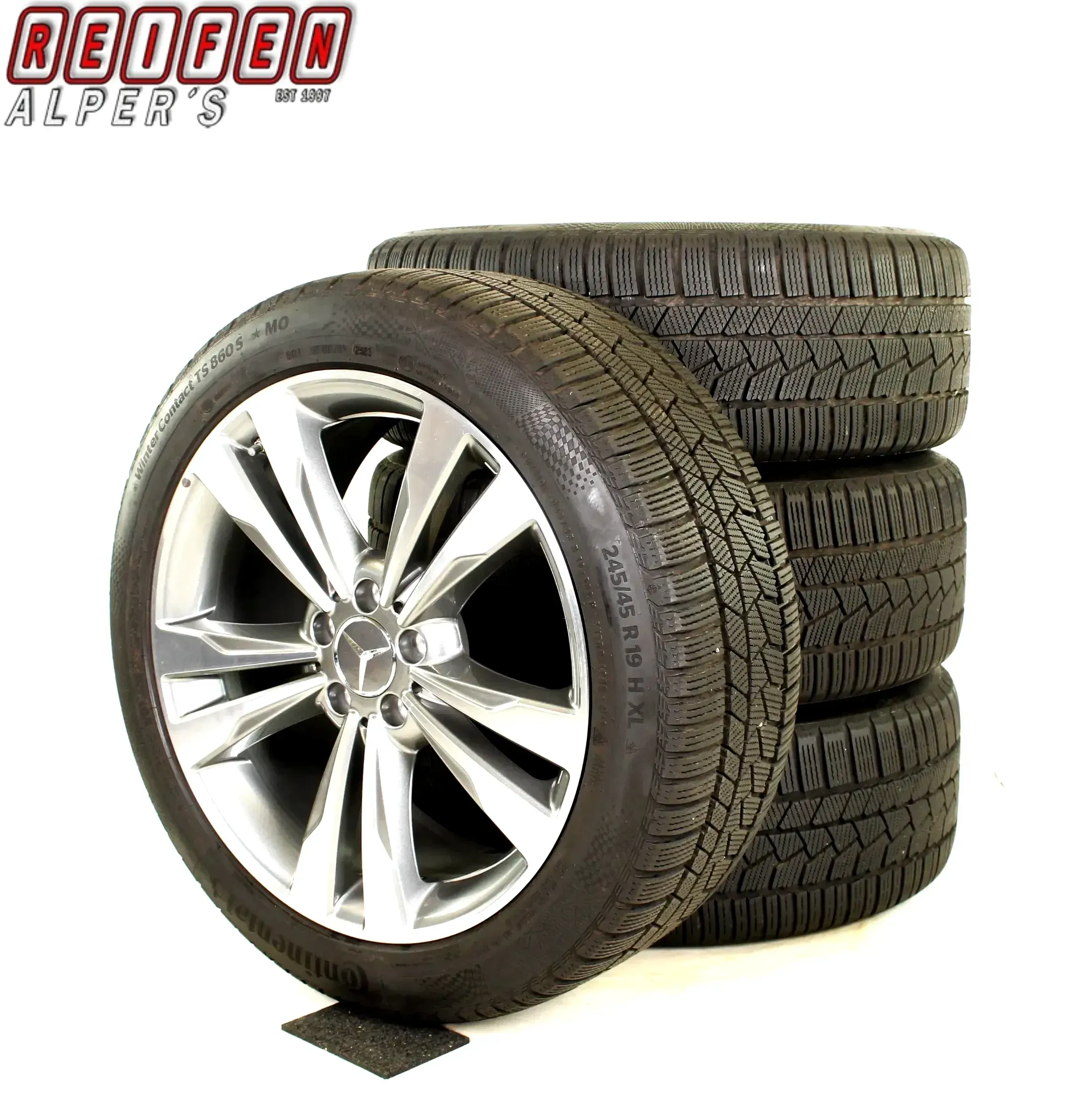 Mercedes S Klasse W222 C217 A217 19 Zoll Winterräder + RDKS A2224011302 grau Himalaya - Bild 1