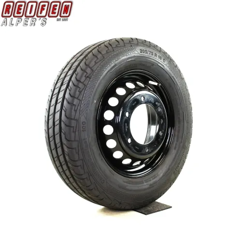 Background image for 6x Original Mercedes Sprinter VW Crafter 16zoll Sommerräder A9074014700 Schwarz ca,200km gelaufen