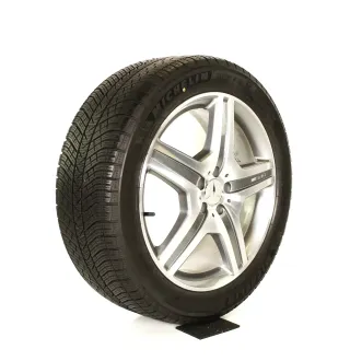 Original Mercedes GLE ML W166 W164 AMG 20zoll WINTERRÄDER A1664010000 5-Speichen + RDKS  grau/glanzgedreht - Bild 4