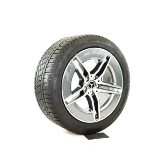 Original Mercedes E Klasse AMG W214 S214 19zoll WINTERRÄDER A2144010300/400 + RDKS  Bicolor (grau / glanzgedreht) 8,3mm - Bild 4