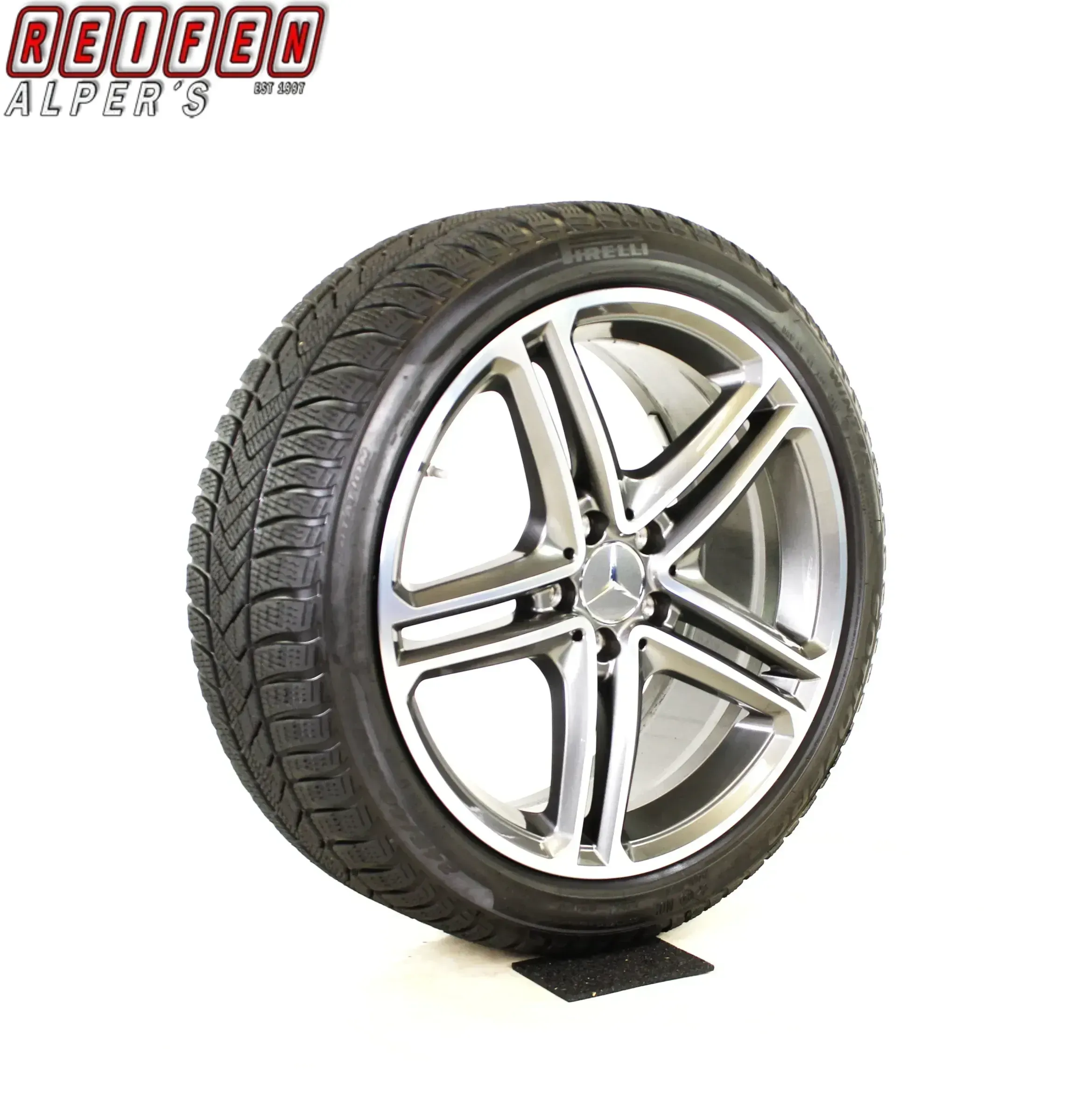 Mercedes CLS C257 W257 19zoll WINTERRÄDER A2574011200 RDKS A2574011200 tremolit-metallic//Hochglanzpoliert 7,3mm - Bild 1