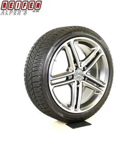 Background image for Mercedes CLS C257 W257 19zoll WINTERRÄDER A2574011200 RDKS A2574011200 tremolit-metallic//Hochglanzpoliert 7,3mm