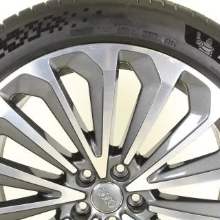 Original AUDI E-TRON 21zoll SOMMERRÄDER S LINE 4KE601025G SCHMIEDEFELGEN  RDKS 4KE601025G Grau 2xNEU 2x ca,200km gelaufen - Bild 3