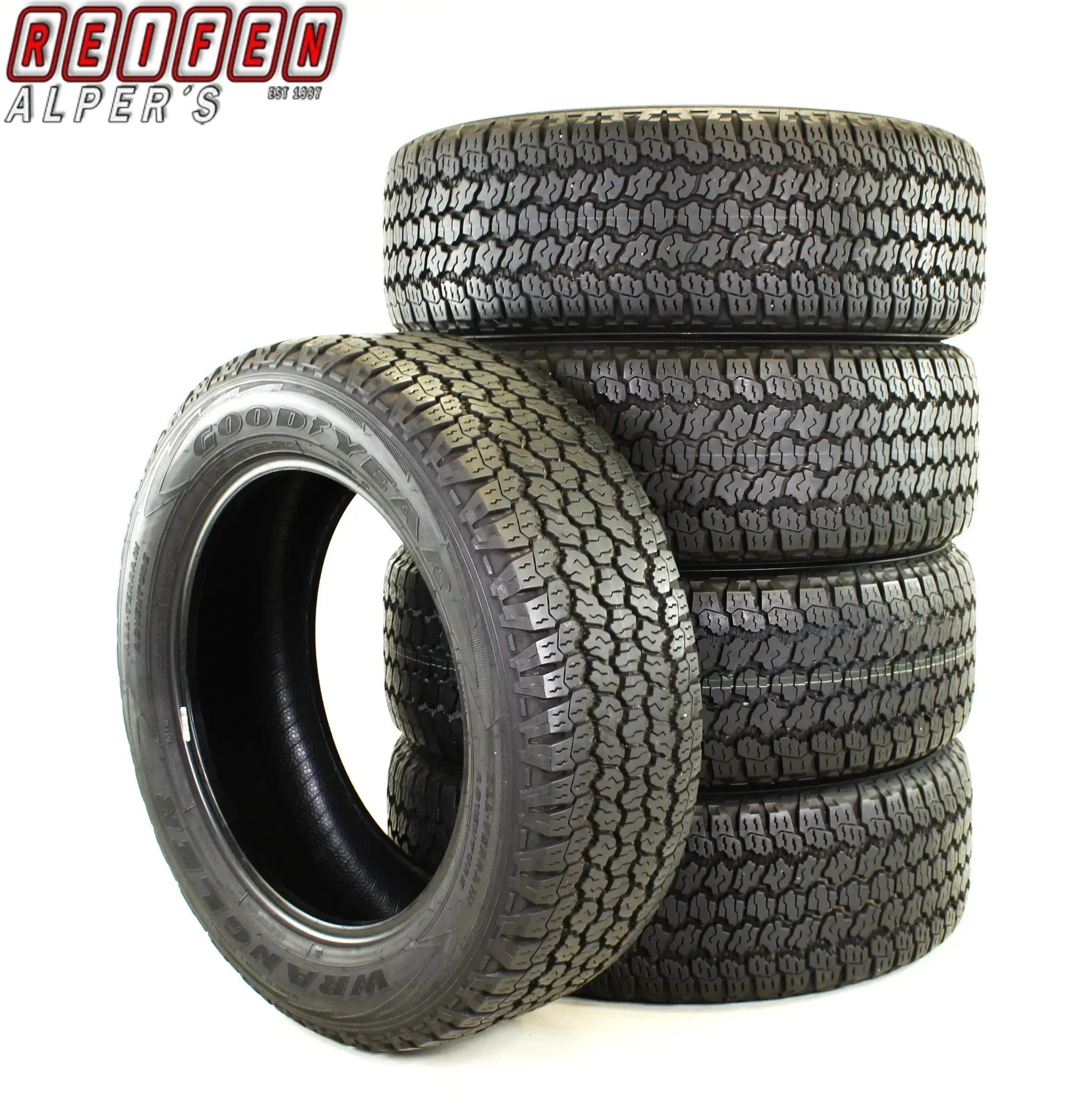 5x Sommerreifen 255/60 R20 113H GOODYEAR WRANGLER AT ADVENTURE 17kw2023 8,8mm 1x ersatzreifen NEU - Bild 1