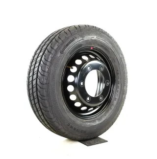 6x Original Mercedes Sprinter VW Crafter 16zoll Sommerräder A9074014700 Schwarz ca,200km gelaufen - Bild 8