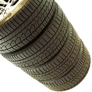 Original Mercedes E Klasse W214 S214 19 Zoll Winterräder + RDKS A2144012300/2400 7X23-W214 Schwarz//Hochglanzpoliert 8,5mm (neuwertig) - Bild 2