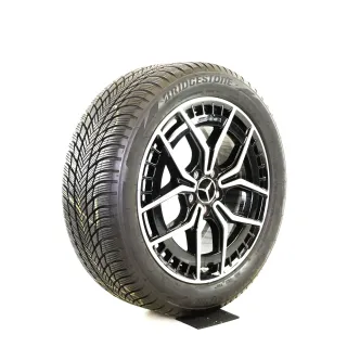 Original Mercedes EQA H243 EQB X243 AMG 19zoll WINTERRÄDER + RDKS A2434010500 Schwarz/Silber 7,7mm - Bild 7