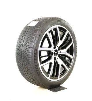 NEU  Original Mercedes CLS C257 X257 19 Zoll Winterräder + RDKS A2574013400/3500 7x23 Schwarz BICOLOR - Bild 6