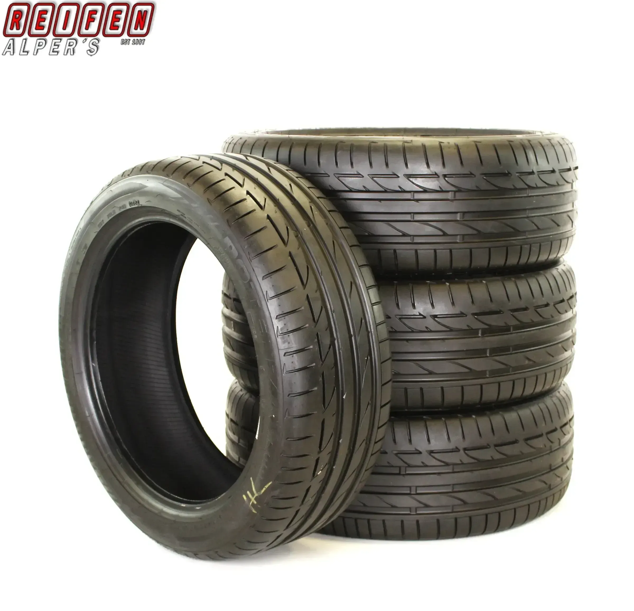 4x 245/45 R19 102Y XL  BRIDGESTONE POTENZA S001 SOMMERREIFEN wie.NEU - Bild 1