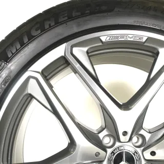 Original Mercedes GLE 53 63 AMG V167 C167 SOMMERRÄDER A1674014200/4300 21 Zoll+ RDKS A1674014200 Grau // Glanzpoliert - Bild 8