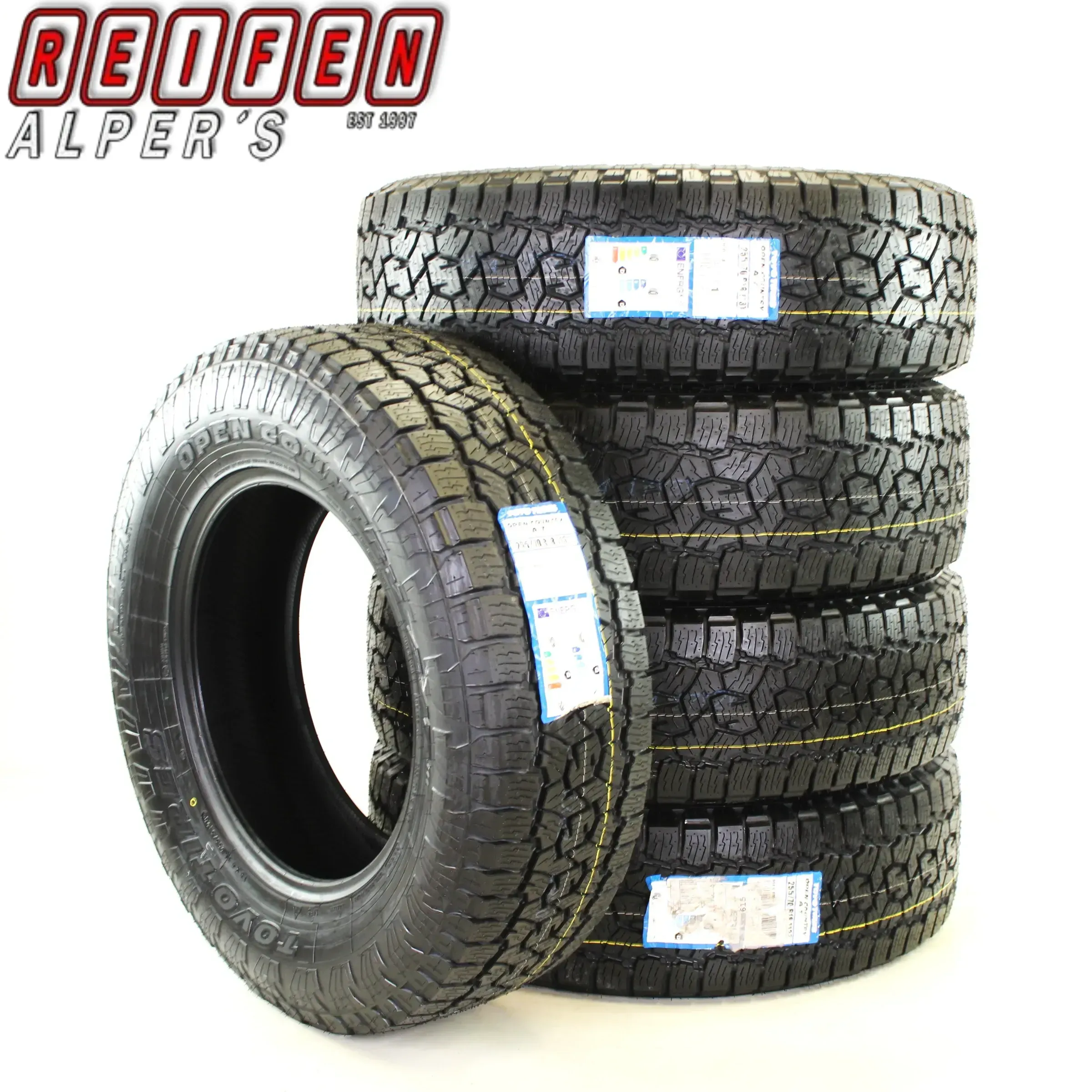 5x Winterreifen 255/70 R18 113T XL M&S Toyo OPEN COUNTRY A/T + NEU - Bild 1