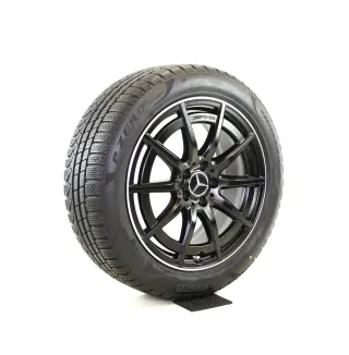Original Mercedes 19zoll GLA/GLB 35 45S H247 X247 AMG A 2474011900 WINTERRÄDER  10-Speichen-Rad Winterräder + RDKS A2474011900 Schwarz Matt /rand glanzgedreht - Bild 6