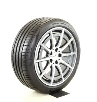 Original Mercedes AMG A45 A Klasse W177 CLA45 C118 SOMMERRÄDER 18zoll A1774012100 RDK Mehrspeiche AMG  Himalaya Grau Glanzgedreht - Bild 7