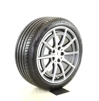 Original Mercedes AMG A45 A Klasse W177 CLA45 C118 SOMMERRÄDER 18zoll A1774012100 RDK Mehrspeiche AMG  Himalaya Grau Glanzgedreht - Bild 6
