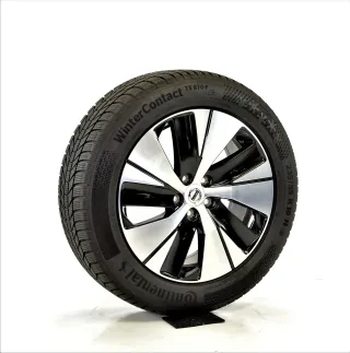 Original VOLVO XC40 18zoll WINTERRÄDER 31680403 WINTERREIFEN 18 Zoll 5-Spoke Black Diamond Cut Winterräder 31680403 Schwarz//Glanzpoliert 7 // 8 mm - Bild 5