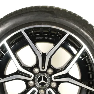 Original Mercedes EQA H243 EQB X243 AMG 19zoll WINTERRÄDER 19 Zoll + RDKS A2434010500 Schwarz/Hochglanzpoliert - Bild 4