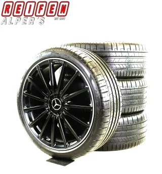 Mercedes GLA 45 H247 GLB 35 X247 AMG 21zoll SOMMERRÄDER A2474012200 + RDKS  Schwarz//Matt//Außenrand poliert... 6,5 mm - Bild 3