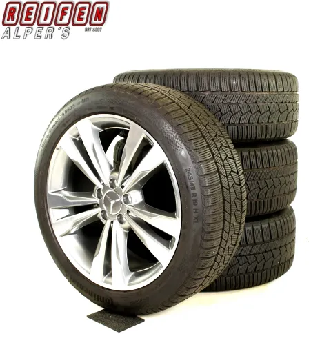 Background image for Mercedes S Klasse W222 C217 A217 19 Zoll Winterräder + RDKS A2224011302 grau Himalaya