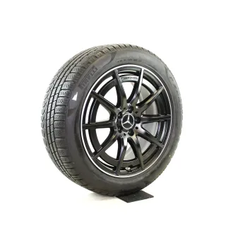 Original Mercedes 19zoll GLA/GLB 35 45S H247 X247 AMG A 2474011900 WINTERRÄDER  10-Speichen-Rad Winterräder + RDKS A2474011900 Schwarz Matt /rand glanzgedreht - Bild 5