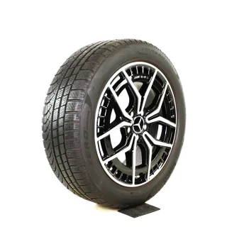Original Mercedes EQA H243 EQB X243 AMG 19zoll WINTERRÄDER 19 Zoll + RDKS A2434010500 Schwarz/Hochglanzpoliert - Bild 5