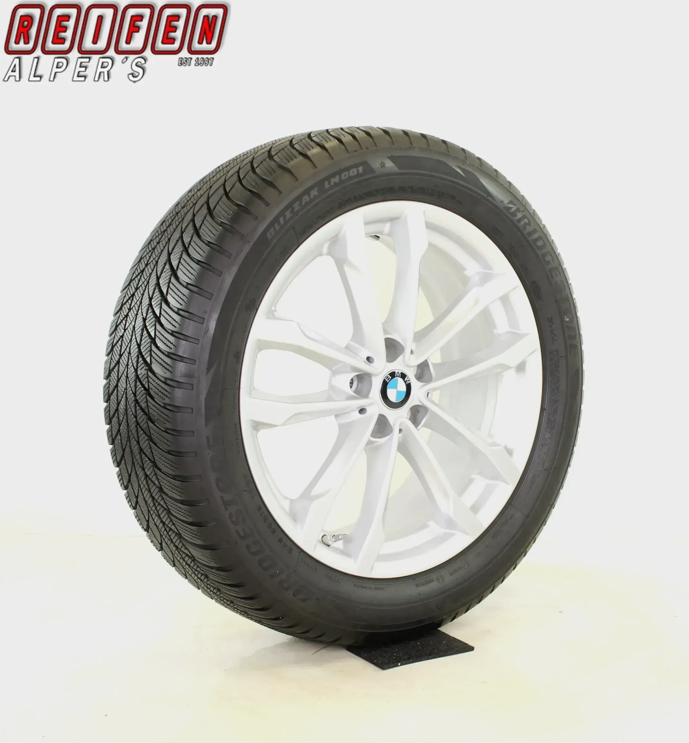 BMW X3 G01 X4 G02 691 6877325 19 Zoll V Speiche Winterräder + RDKS 6877325 Silber Original - Bild 1