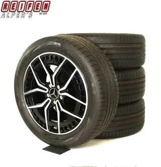 Mercedes EQA H243 EQB X243 AMG 19zoll SOMMERRÄDER + RDKS A2434010500 Schwarz/Silber Original - Bild 1