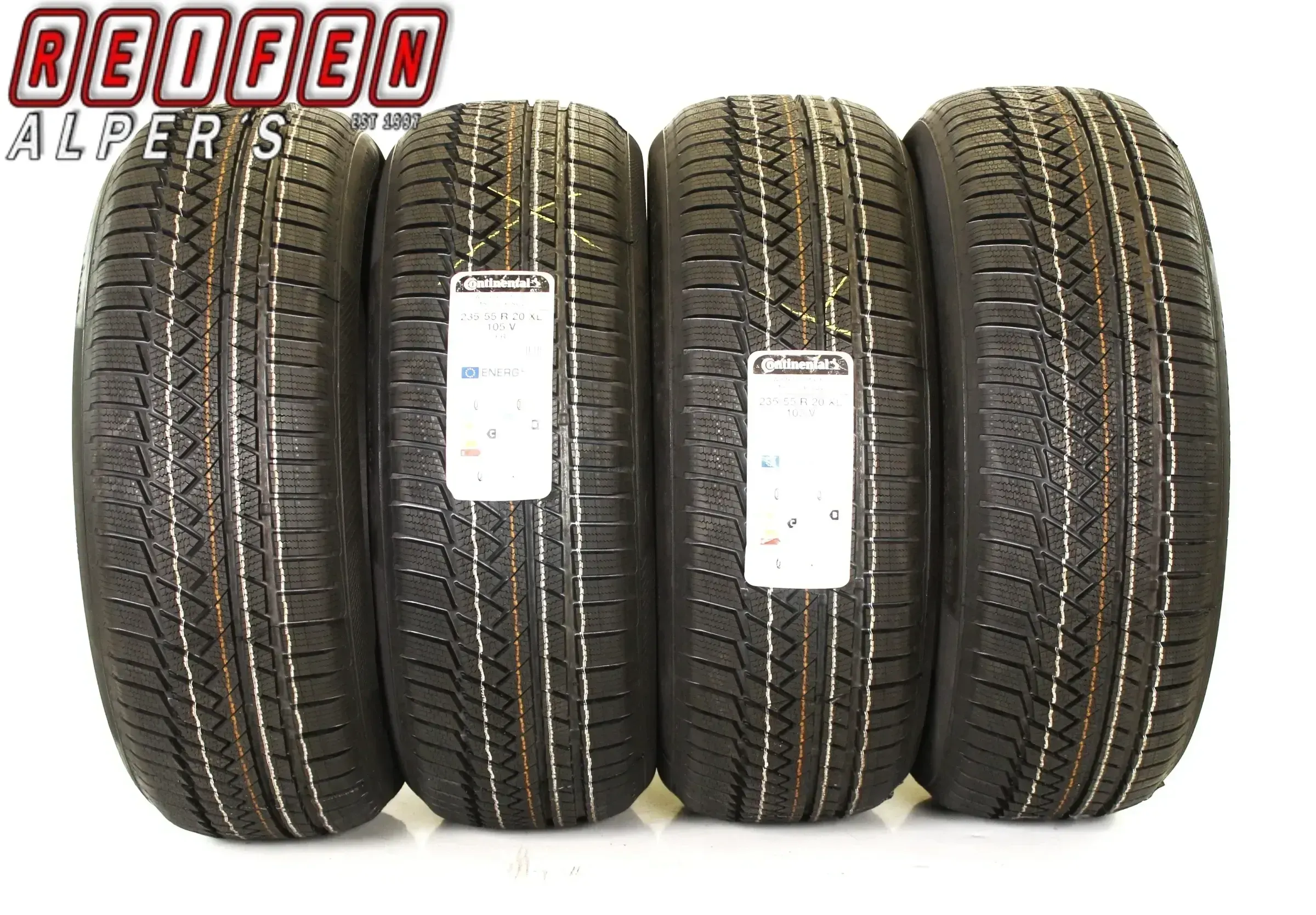4X  235/55 R20 105V CONTI WINTERCONTACT TS850 P WINTERREIFEN - Bild 1