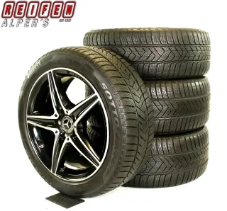 Original Mercedes E Klasse W213 S213 C238 A238 18zoll AMG A2134011800-1900 Winterräder + RDKS  Schwarz E300de - Bild 1