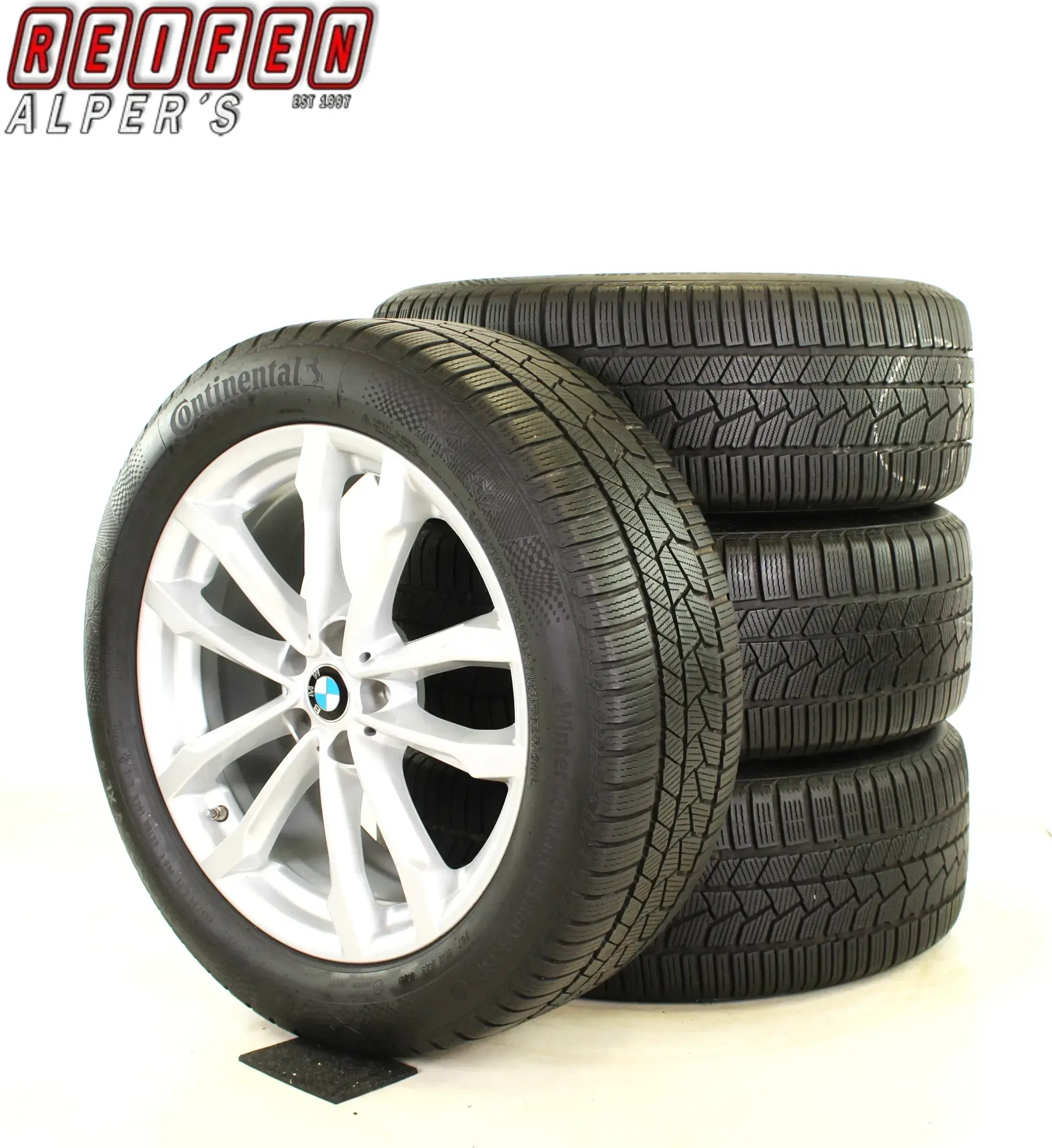Original BMW X3 G01 X4 G02 691 6877325 19 Zoll V Speiche Winterräder + RDKS 6877325 Silber 6//6,5mm - Bild 1