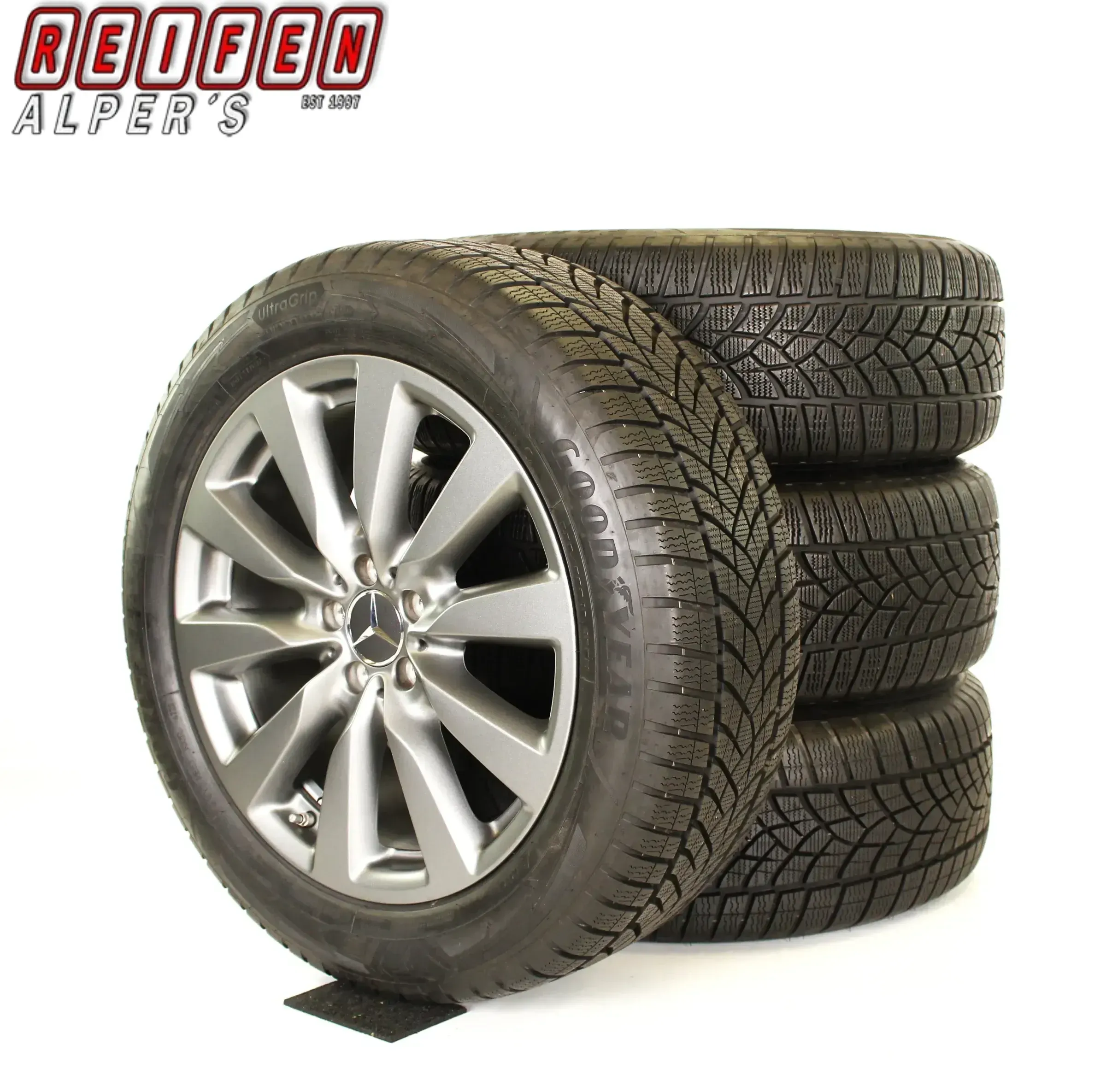 Original Mercedes GLC C253 X253 19zoll WINTERRÄDER + RDKS A2534010900 Grau//matt 7 // 8.1mm - Bild 1